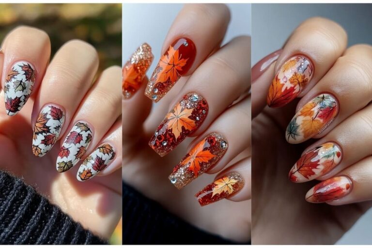 24 Gorgeous Fall Leaf Nail Ideas for a Perfect Seasonal Manicure