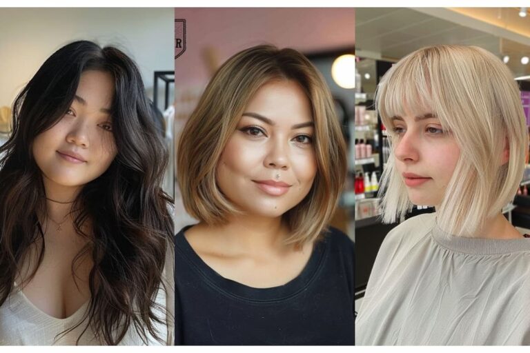 Discover 15 Hair Colors & Styles That Suit Round Faces Perfectly