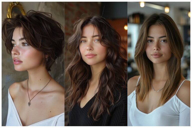 23 Best Layered Cuts for Round Faces: Look Slimmer Today