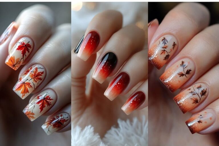 23 Stunning Square Fall Nails You Need to Try