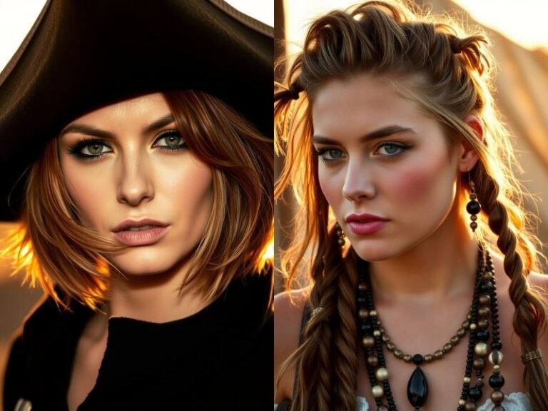 33 Enchanting Pirate Hairstyles To Unleash Your Inner Swashbuckler