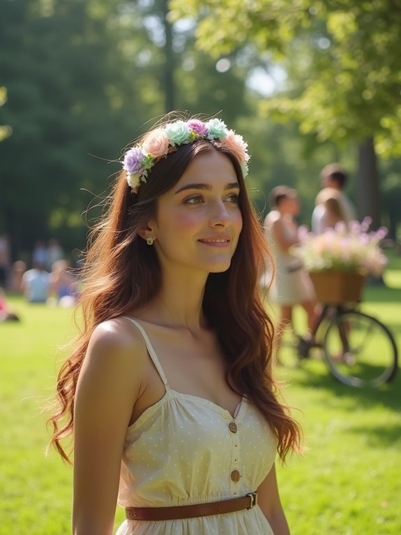 accessorized headband hairstyle options