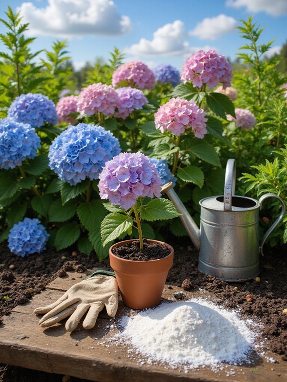 adjust soil ph with baking soda