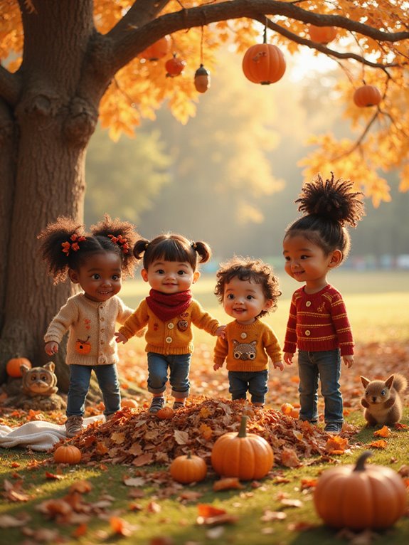adorable autumn hairstyles for children