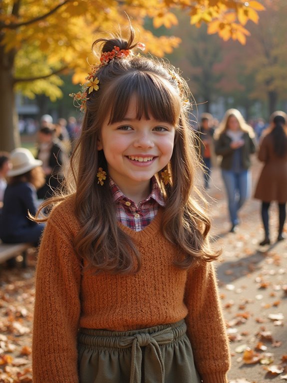 adorable autumn hairstyles for school