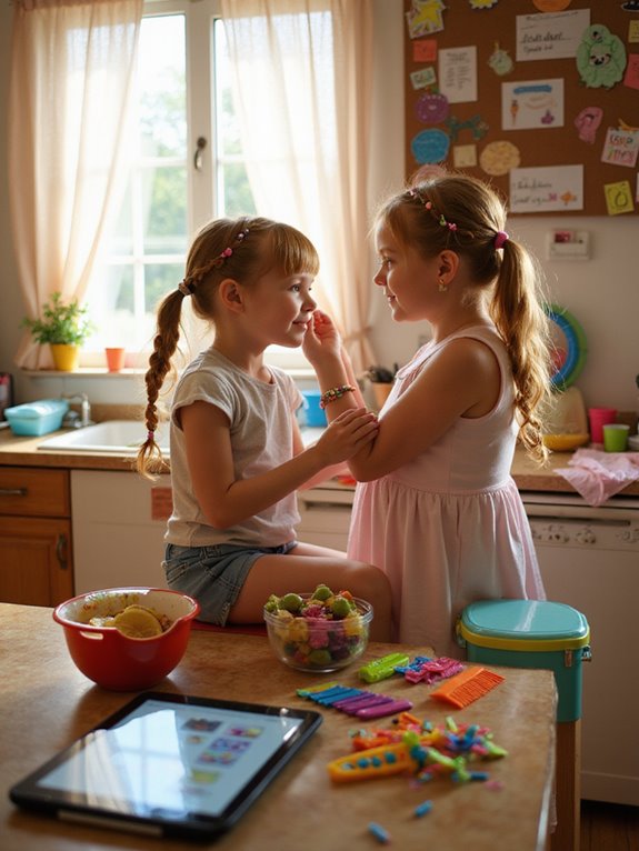adorable braided pigtails style