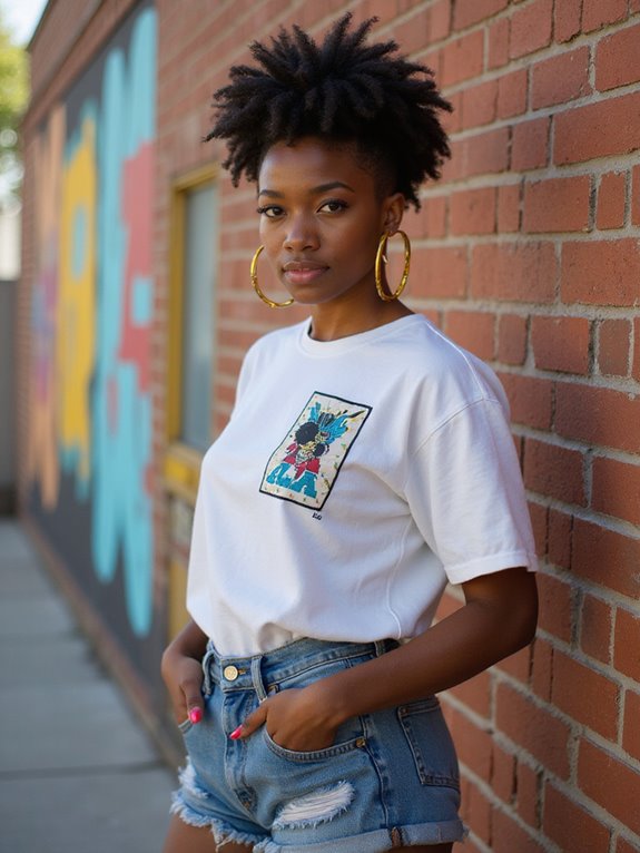 afro undercut trendy styling