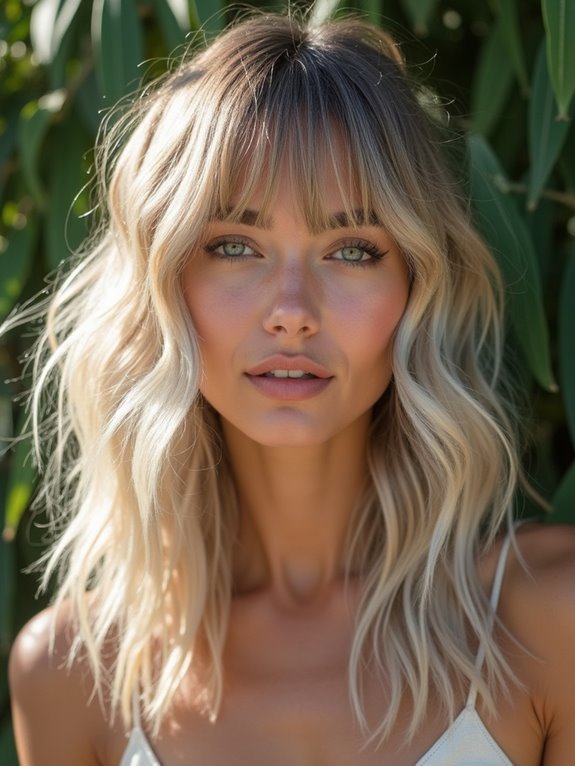 ashy dirty blonde elegance