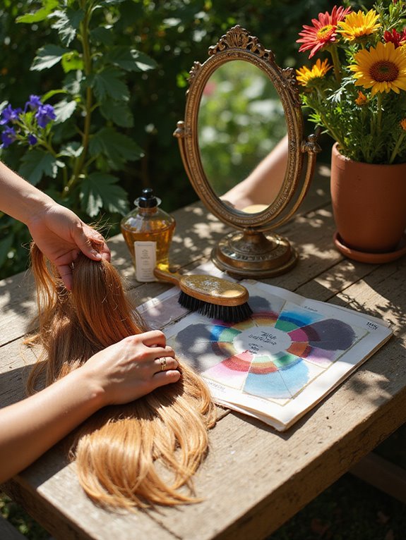 assess natural hair color