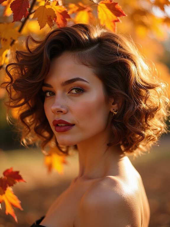 asymmetrical curly hairstyle trend