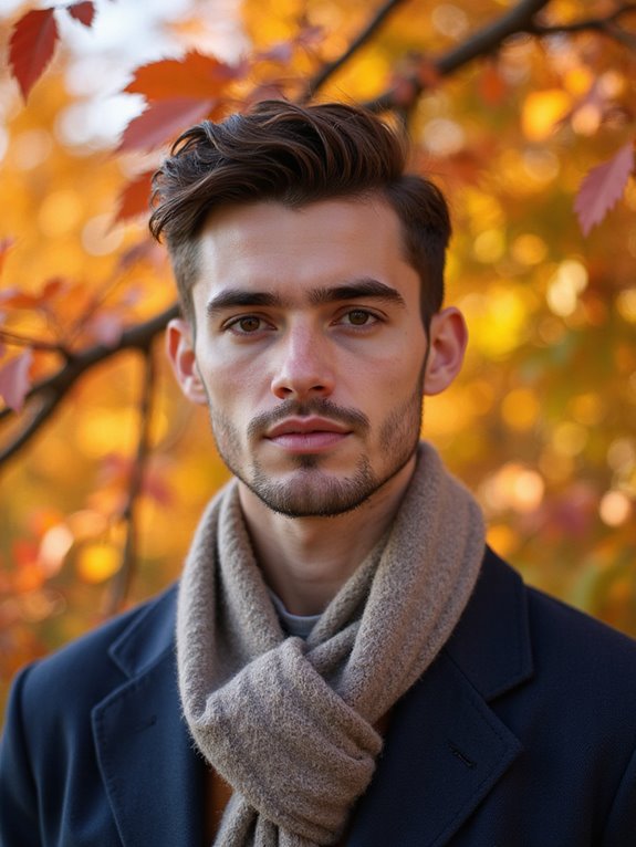 asymmetrical side part hairstyle