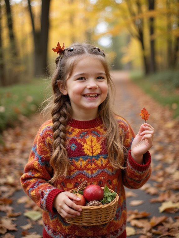 autumn fishtail braid tutorial