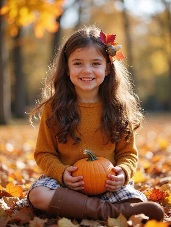 autumn themed hair accessories