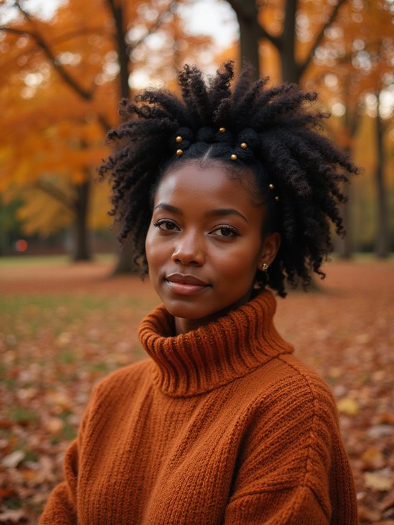 bantu knots create beautiful curls