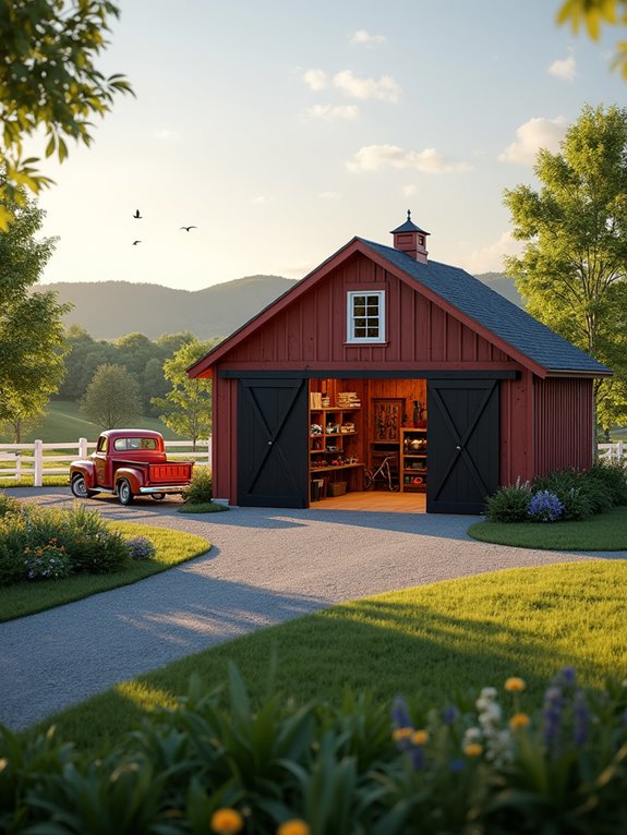barn style garage investment benefits