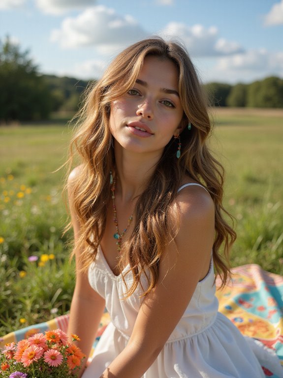 beaded hair styling technique