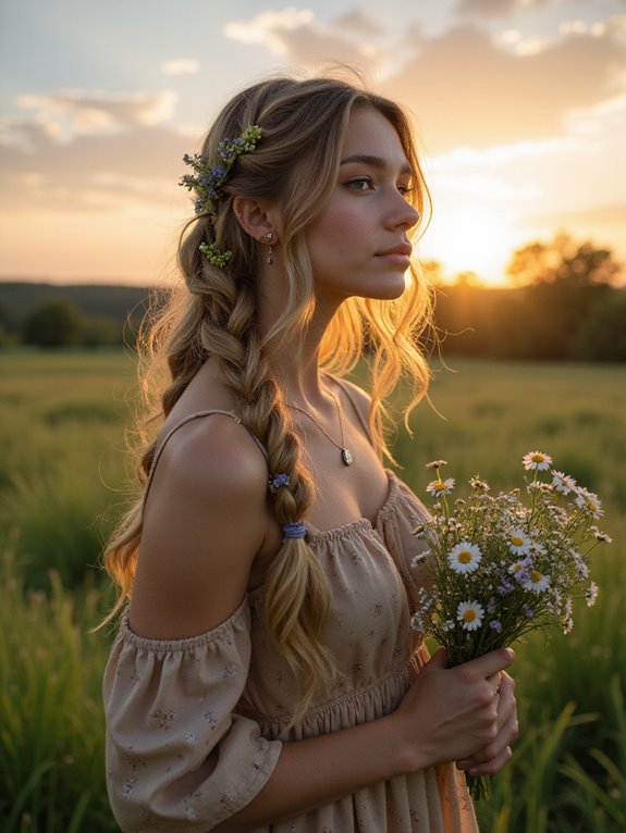 bohemian fishtail braid tutorial