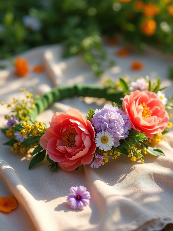 bohemian floral headband styles