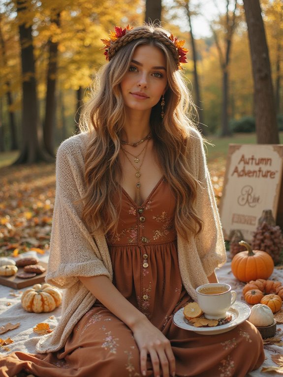 bohemian braided crown hairstyle