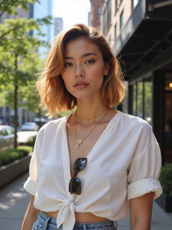 bold asymmetric hairstyle transformation