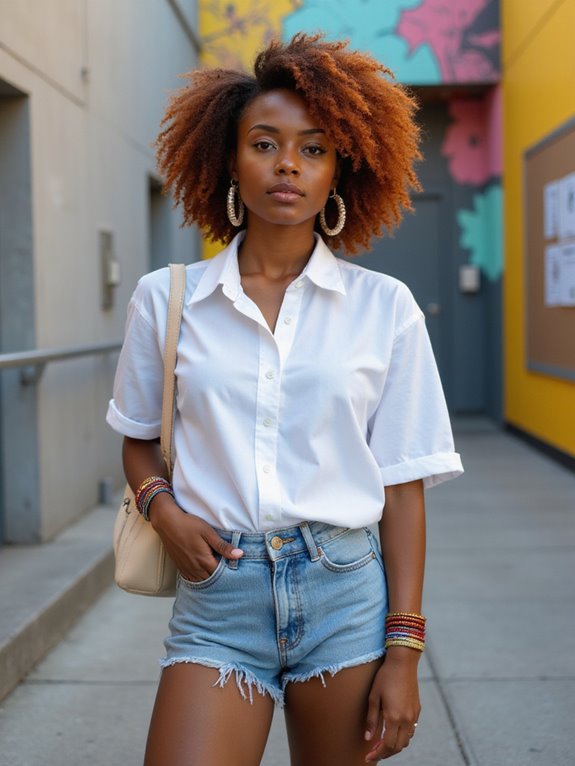 bold asymmetrical hairstyle choice
