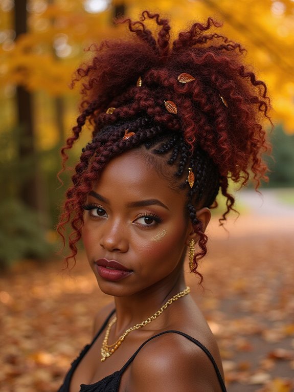 bold braided updo tips