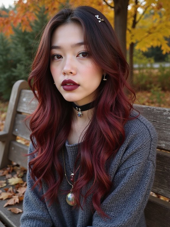 vivid burgundy haircare tips