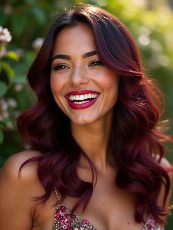 bold burgundy summer hairstyles