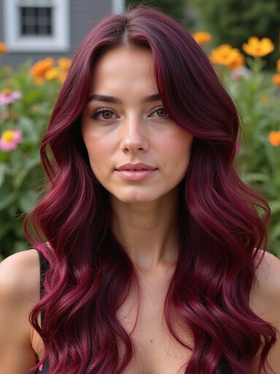 bold burgundy summer style