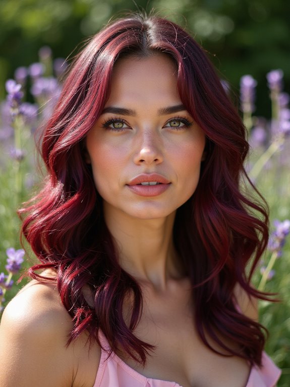 bold burgundy summer style