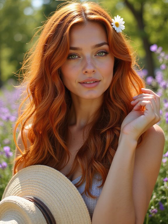 bold copper hair transformation