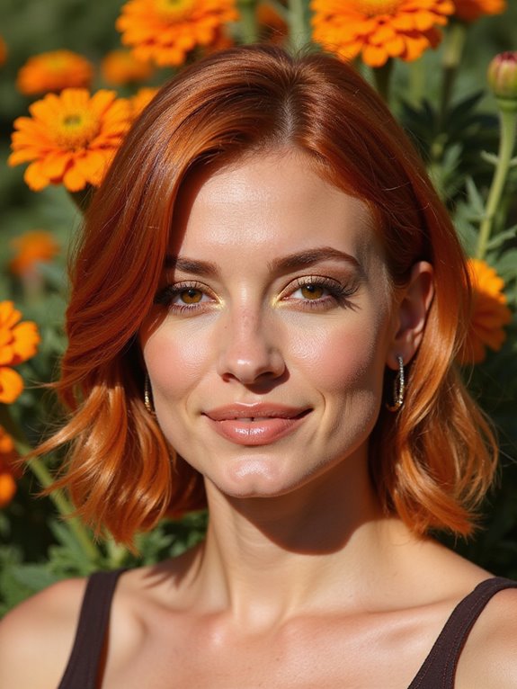 vibrant copper hair transformations