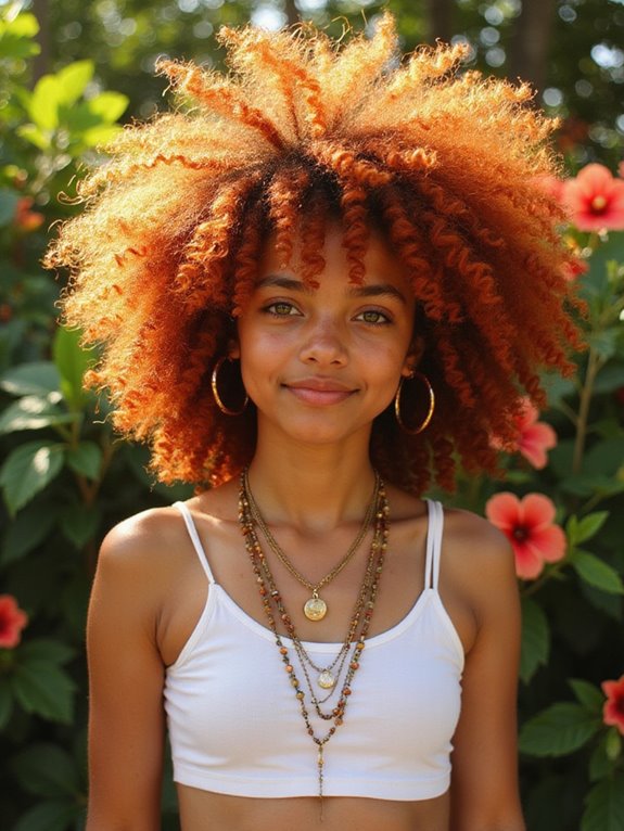 dramatic copper hair trends