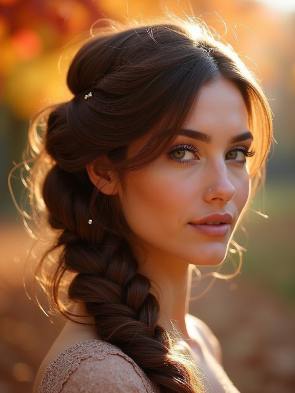 daring creative side braid