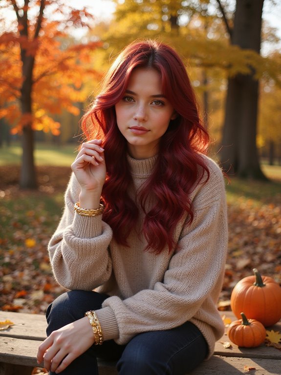 bold deep cherry red