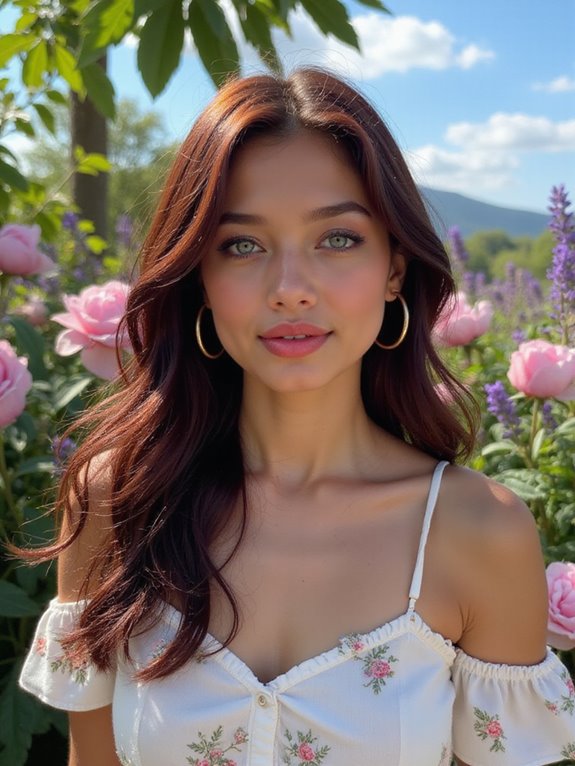 bold deep plum transformation