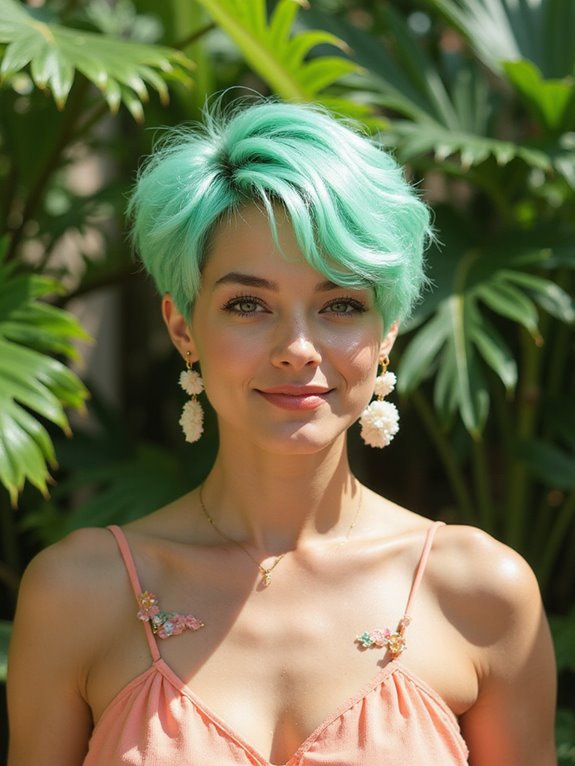 bold mint green transformation