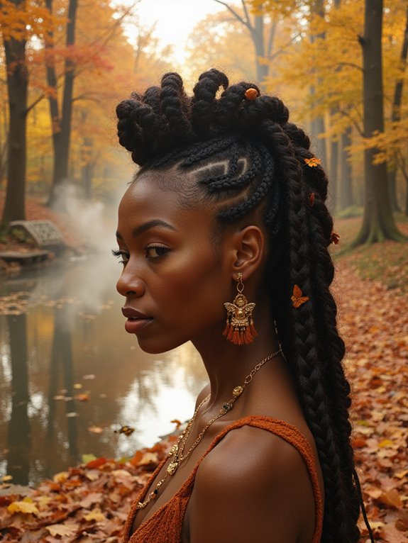bold mohawk braid styles