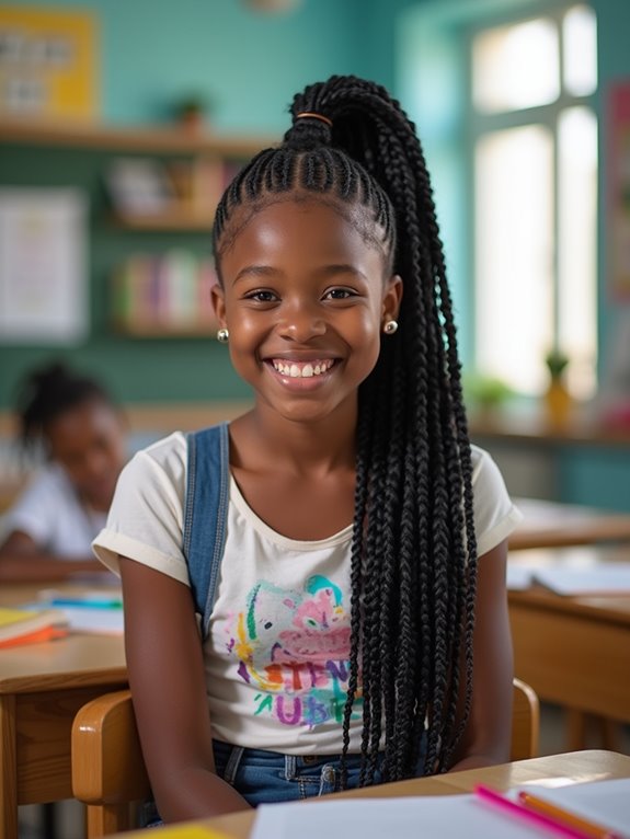 bold mohawk braid styling