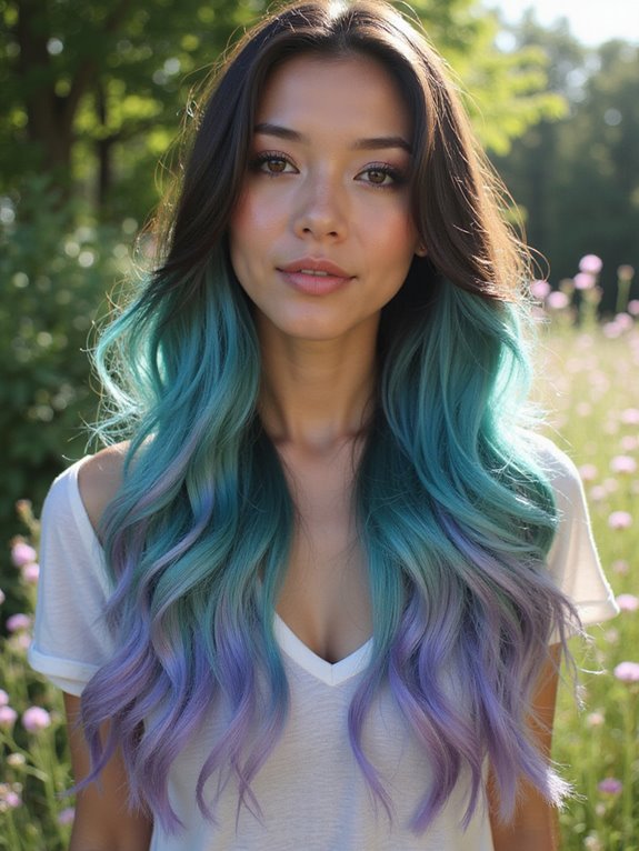 bold ombre highlights transformation