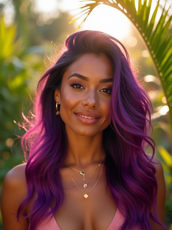 bold plum summer transformation