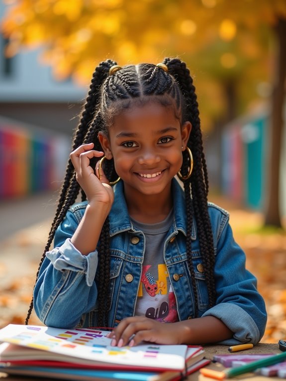 bold protective hairstyle statement