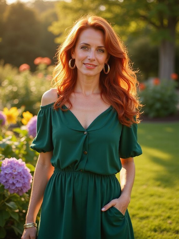 bold red hair statement