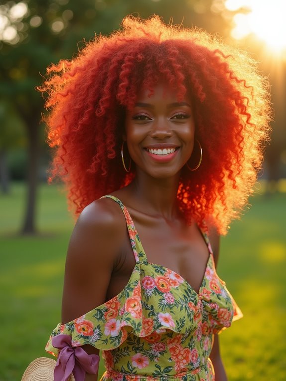 vivid red hair transformations