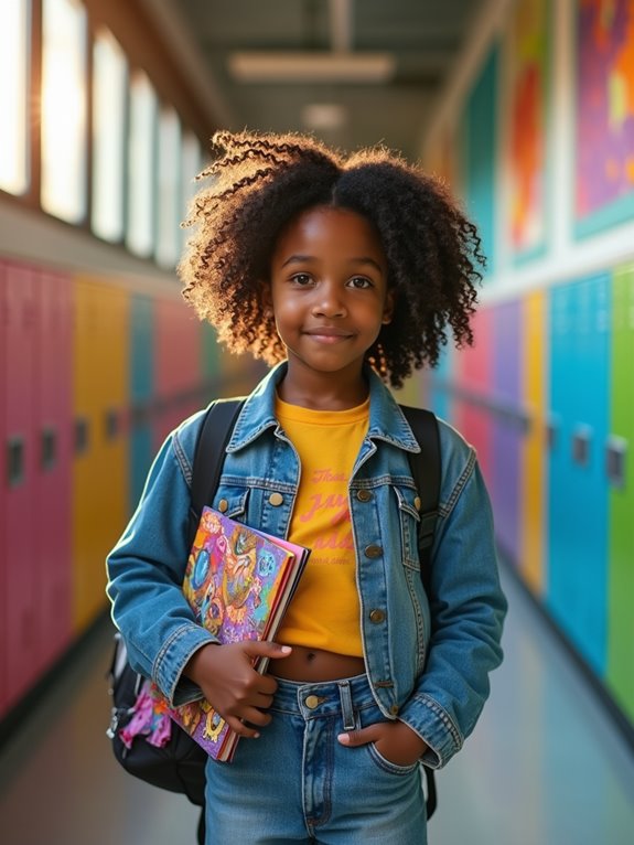 bold shaved side curls