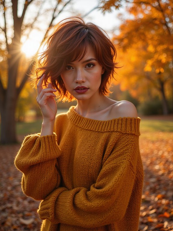 bold textured pixie haircut