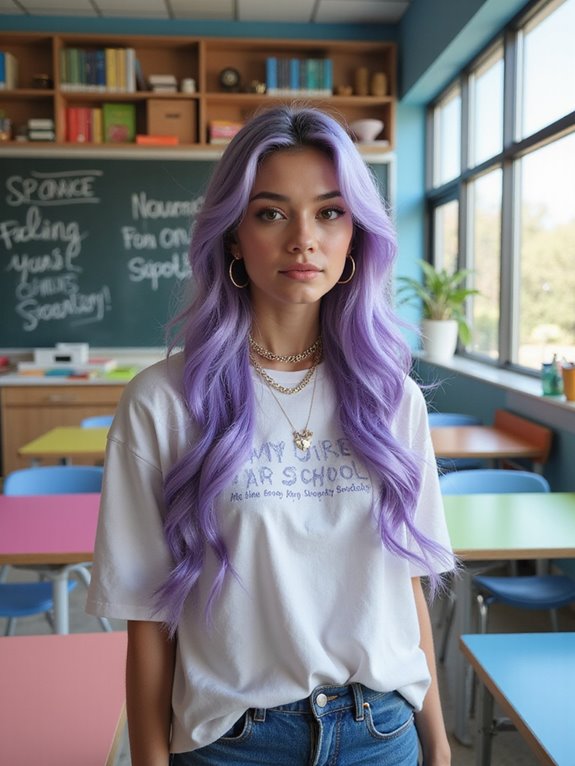 bold two toned hairstyles trend