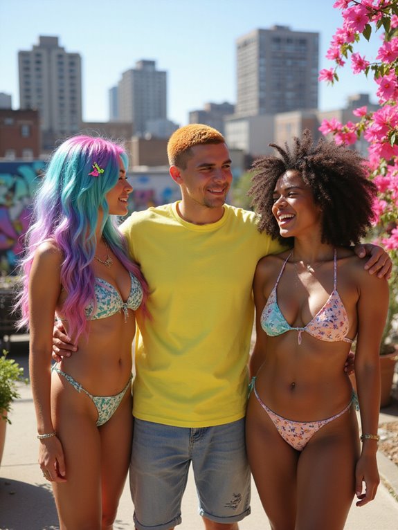 bold vibrant hair colors