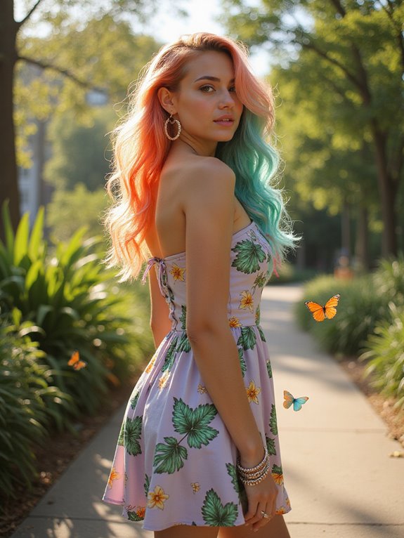 bold vibrant summer hair
