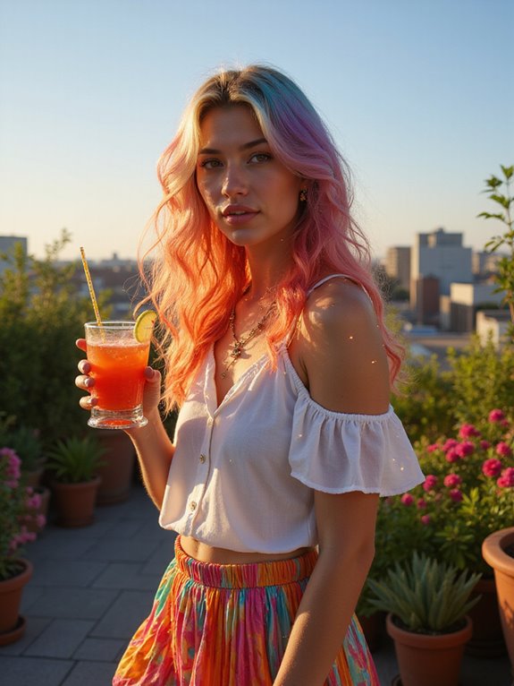 bold vibrant summer hairstyles